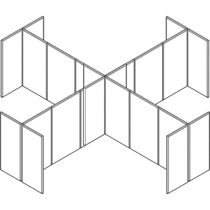 HON Verse HBV - P6036 Panel (BSXP6036GYGY) - SchoolOutlet