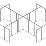 HON Verse HBV - P7236 Panel (BSXP7236GYGY) - SchoolOutlet