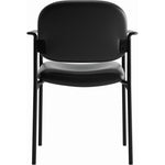 Contemporary Leather Reception Chair (BSXVL616SB11) - SchoolOutlet