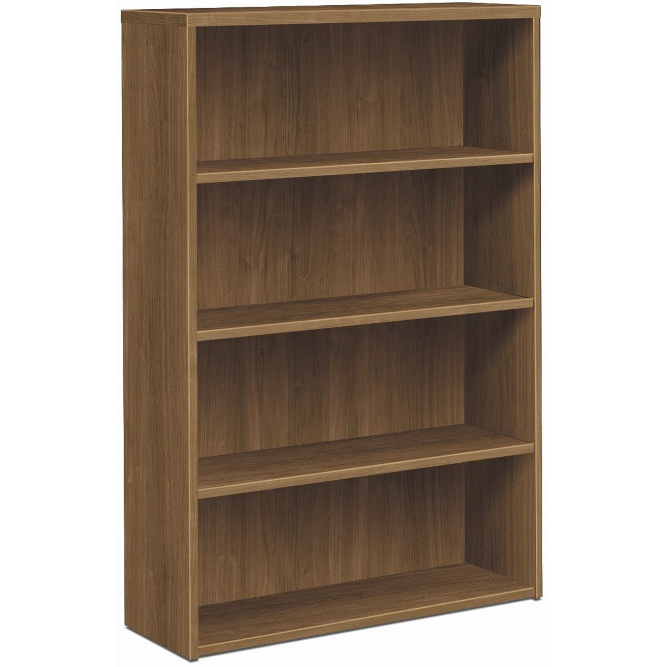 HON 10500 Series Mahogany Laminate Fixed Shelves Bookcase (HON105534X) - SchoolOutlet