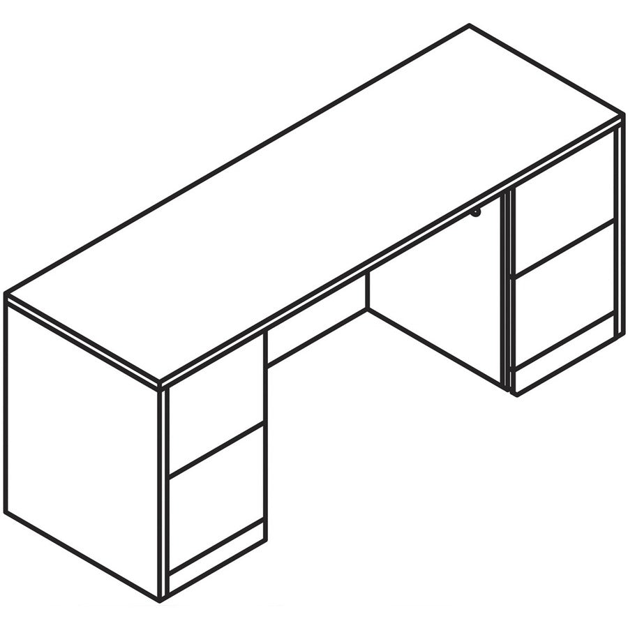 HON 10500 H105900 Pedestal Credenza (HON105900X) - SchoolOutlet
