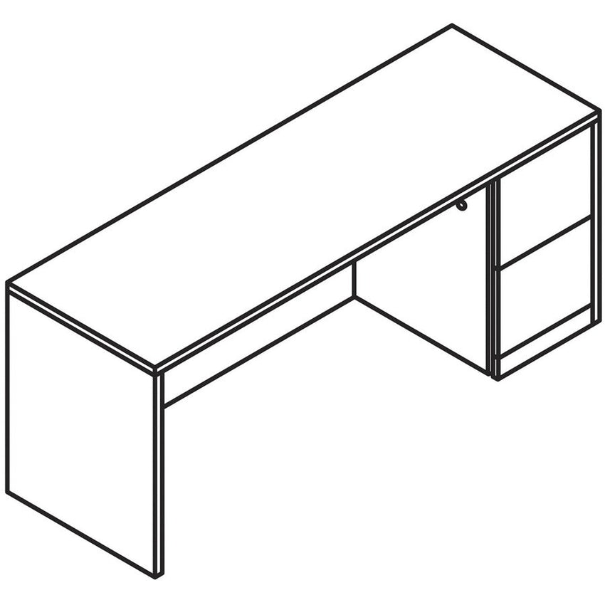 HON 10500 H105903R Pedestal Credenza (HON105903RX) - SchoolOutlet