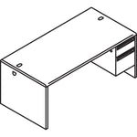 HON 38000 H38291R Pedestal Desk (HON38291RNS) - SchoolOutlet