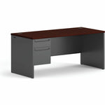 HON 38000 H38292L Pedestal Desk (HON38292LNS) - SchoolOutlet