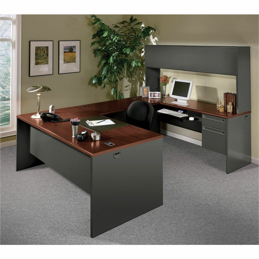 HON 38000 H38294L Pedestal Desk (HON38294LNS) - SchoolOutlet