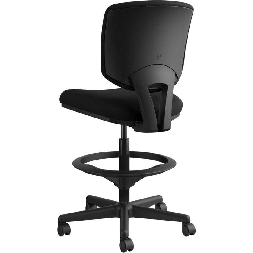 HON Volt Task Stool Extended Height, Footring Black Fabric (HON5705GA10T) - SchoolOutlet