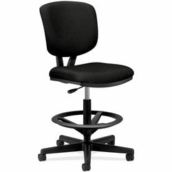 HON Volt Task Stool Extended Height, Footring Black Fabric (HON5705GA10T)
