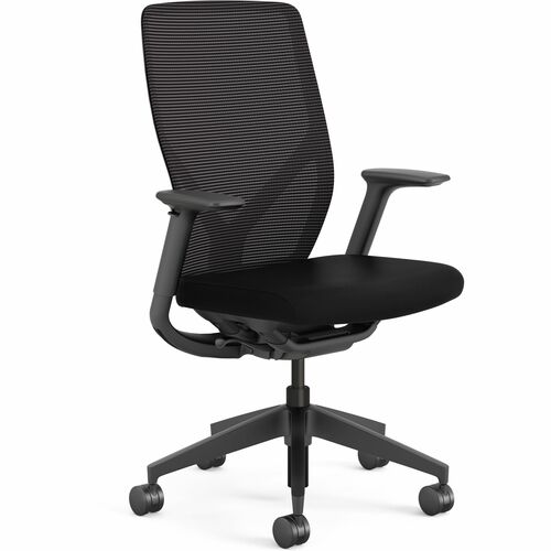 HON Flexion Task Chair Adjustable Mesh Back & Cushioned Seat (HONFXT0STAMX) - SchoolOutlet