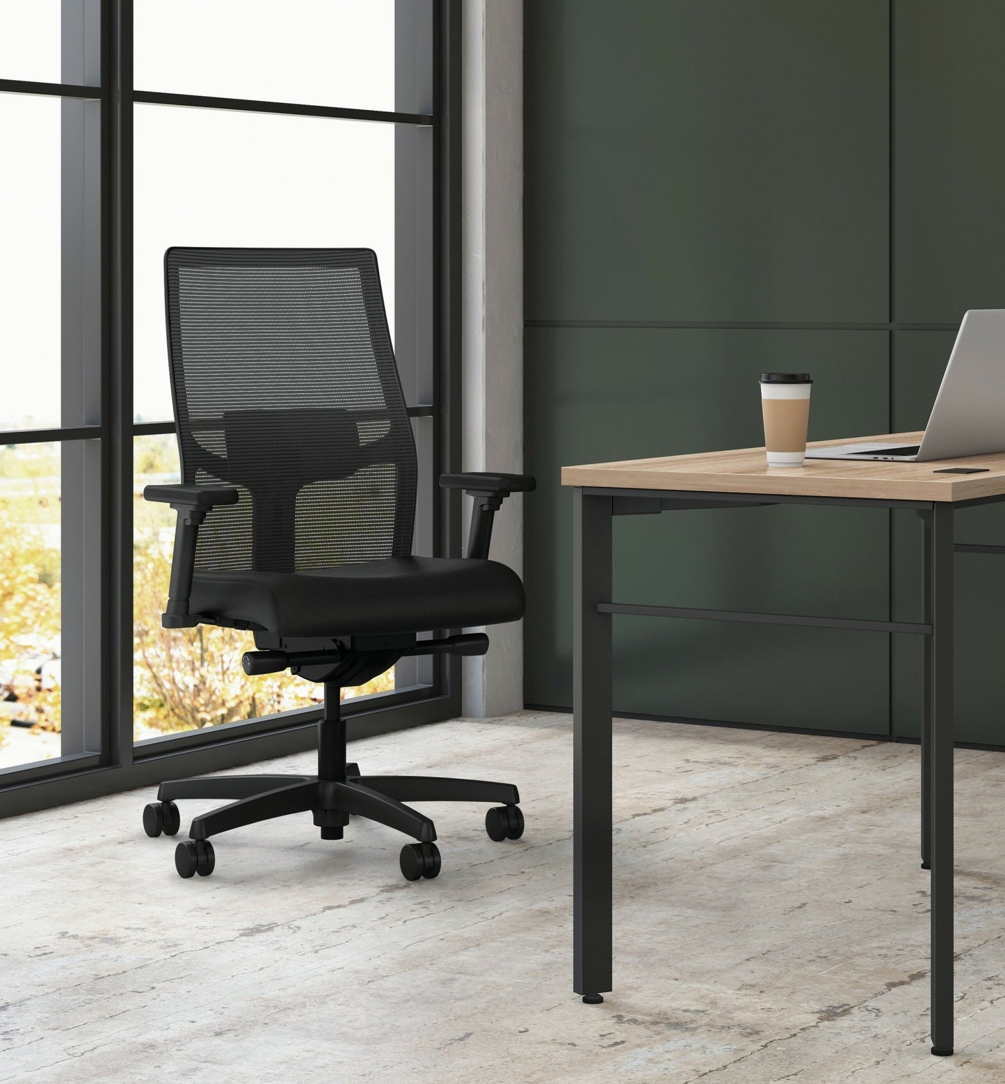 HON Ignition 2.0 Mid - back Mesh Task Chair (HONI2M2AMLX) - SchoolOutlet