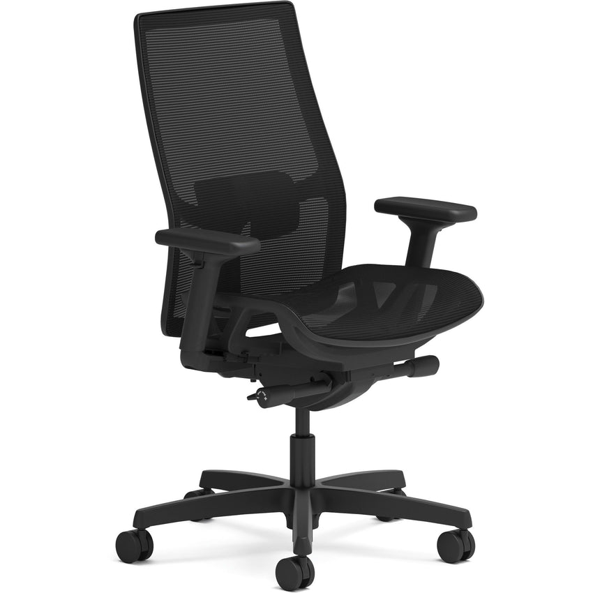 HON Ignition 2.0 Mid - back Mesh Task Chair, Without Headrest (HONI2MSKY2IMTN) - SchoolOutlet