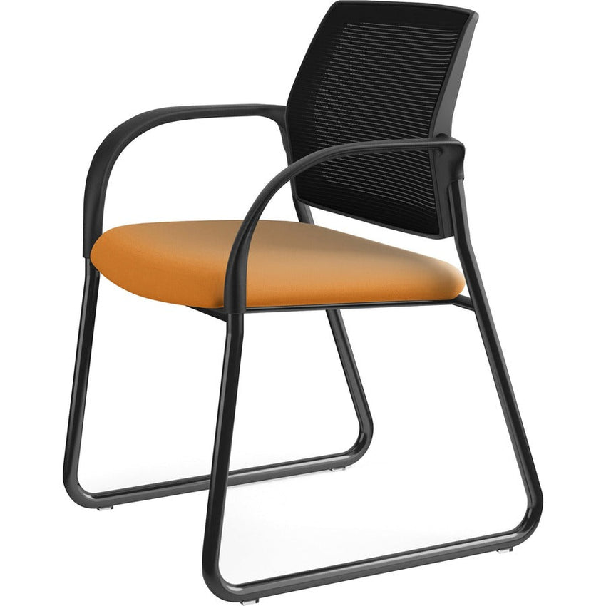 HON Ignition Mesh - Back Sled - Base Guest Chair with Arms (HONIB108IMX) - SchoolOutlet