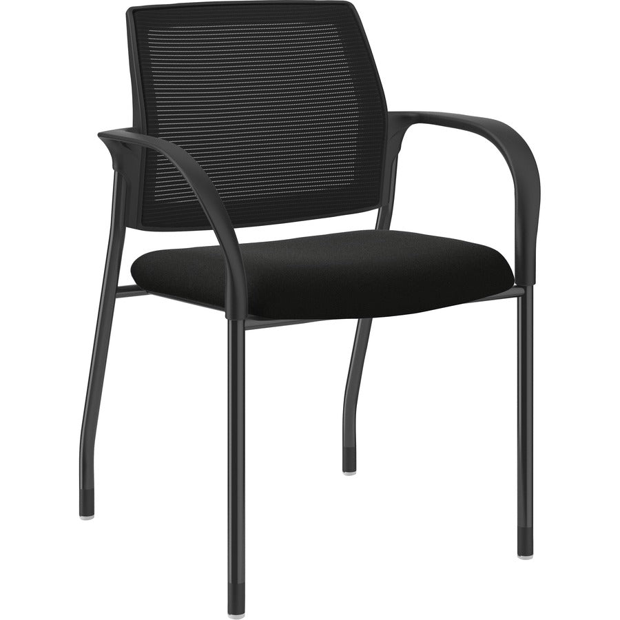 HON Ignition Mesh - Back 4 - Leg Stacking Chair with Arms (HONIS108IMX) - SchoolOutlet