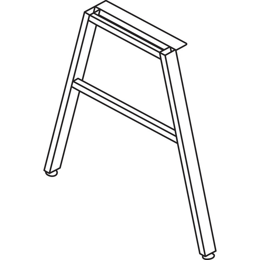 HON Mod HLPLLEG24A Worksurface A - Leg (HONLPLLEG24AX) - SchoolOutlet