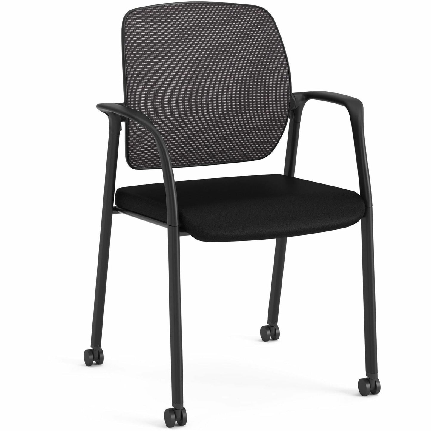 HON Nucleus Guest Chair with Ergonomic Mesh Back and Cushioned Seat (HONNR6FMC10P71) - SchoolOutlet