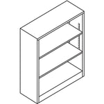 HON Brigade Steel Bookcase 3 Shelves (HONS42ABCX) - SchoolOutlet