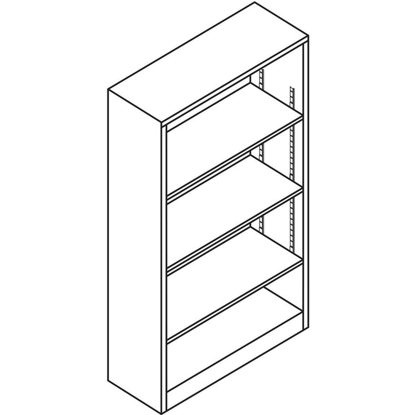 HON Brigade Steel Bookcase 4 Shelves (HONS60ABCS) - SchoolOutlet