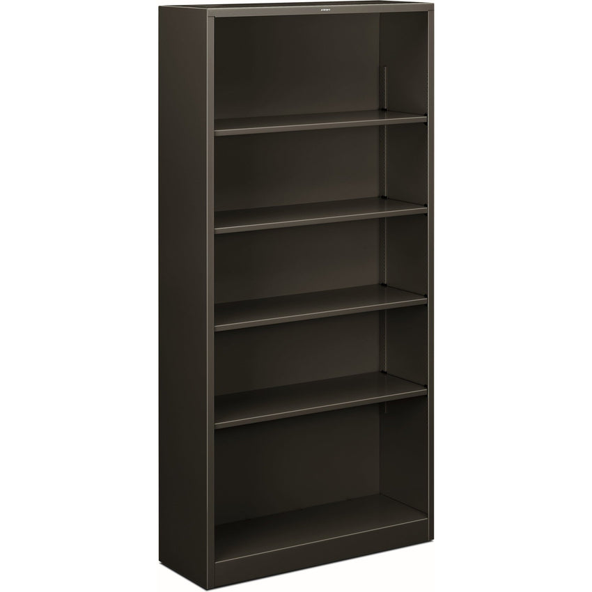 HON Brigade Steel Bookcase 5 Shelves (HONS72ABCS) - SchoolOutlet