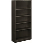 HON Brigade Steel Bookcase 5 Shelves (HONS72ABCS) - SchoolOutlet