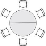 HON Build Series Half - round Tabletop (HONSN3054ENX) - SchoolOutlet