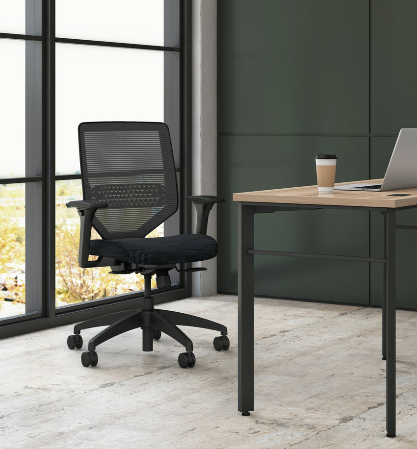 HON Comfort - Driven Mid - Back Seating for Modern Workspaces (HONSVM1ALCX) - SchoolOutlet