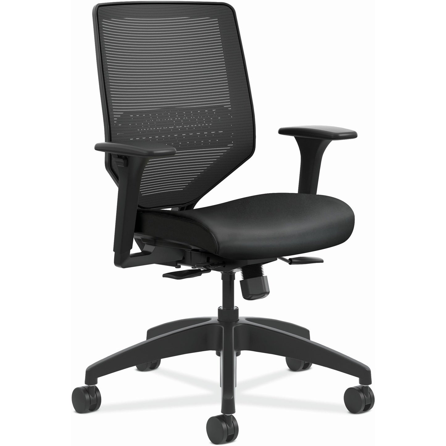HON Comfort - Driven Mid - Back Seating for Modern Workspaces (HONSVM1ALCX) - SchoolOutlet
