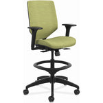 HON Solve Mid - Back Task Stool Upholstered ReActiv Comfort & Ergonomic Support (HONSVSU1ACLCX) - SchoolOutlet