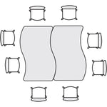 HON Build Series Ribbon Shape Tabletop (HONSW3054ENX) - SchoolOutlet