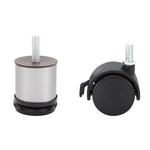 FDP Pro Series Upholstered Square Mobile Ottoman with Tech Panel (15027-XX)