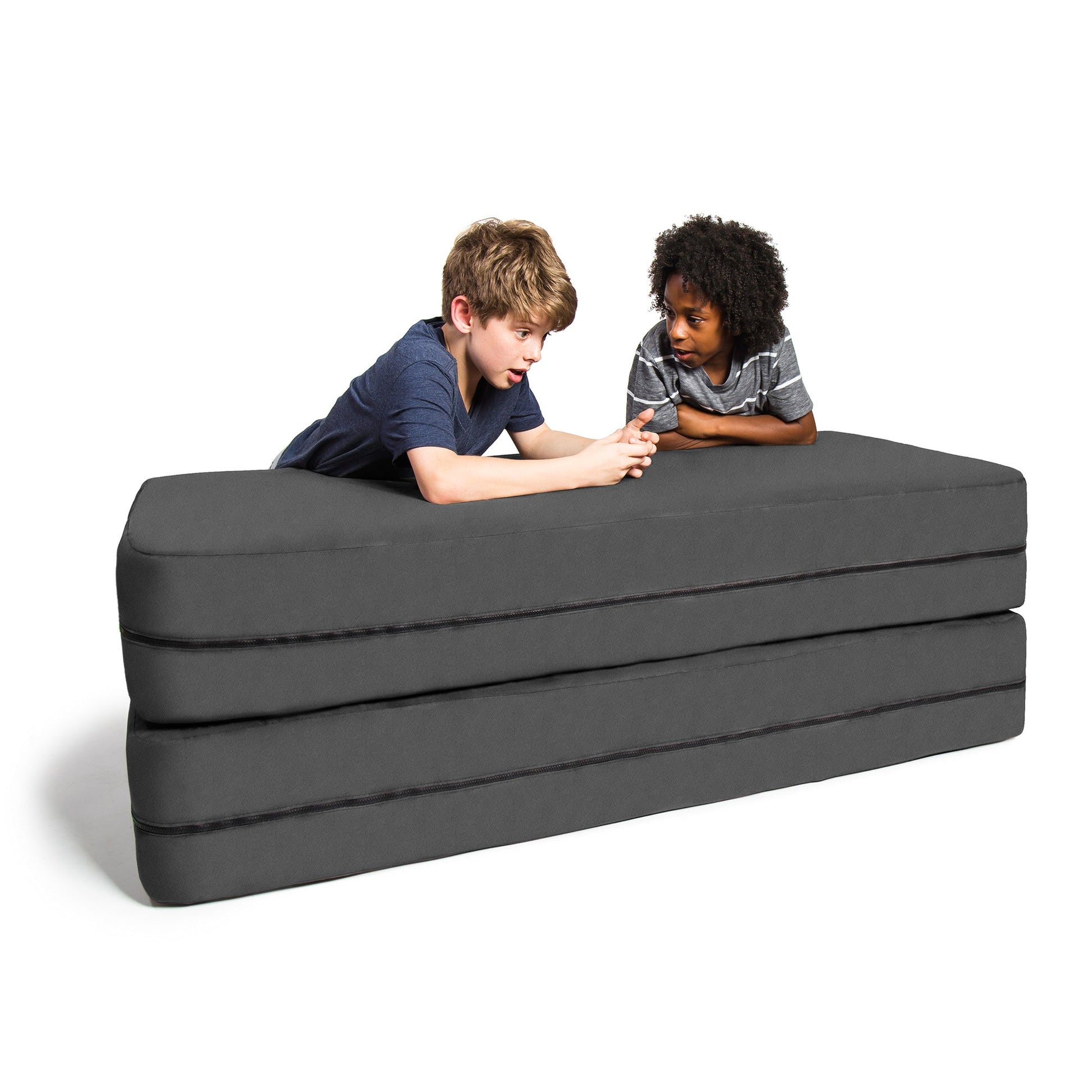 Jaxx Zipline Big Kids Modular Sofa & Ottoman (17454) - SchoolOutlet