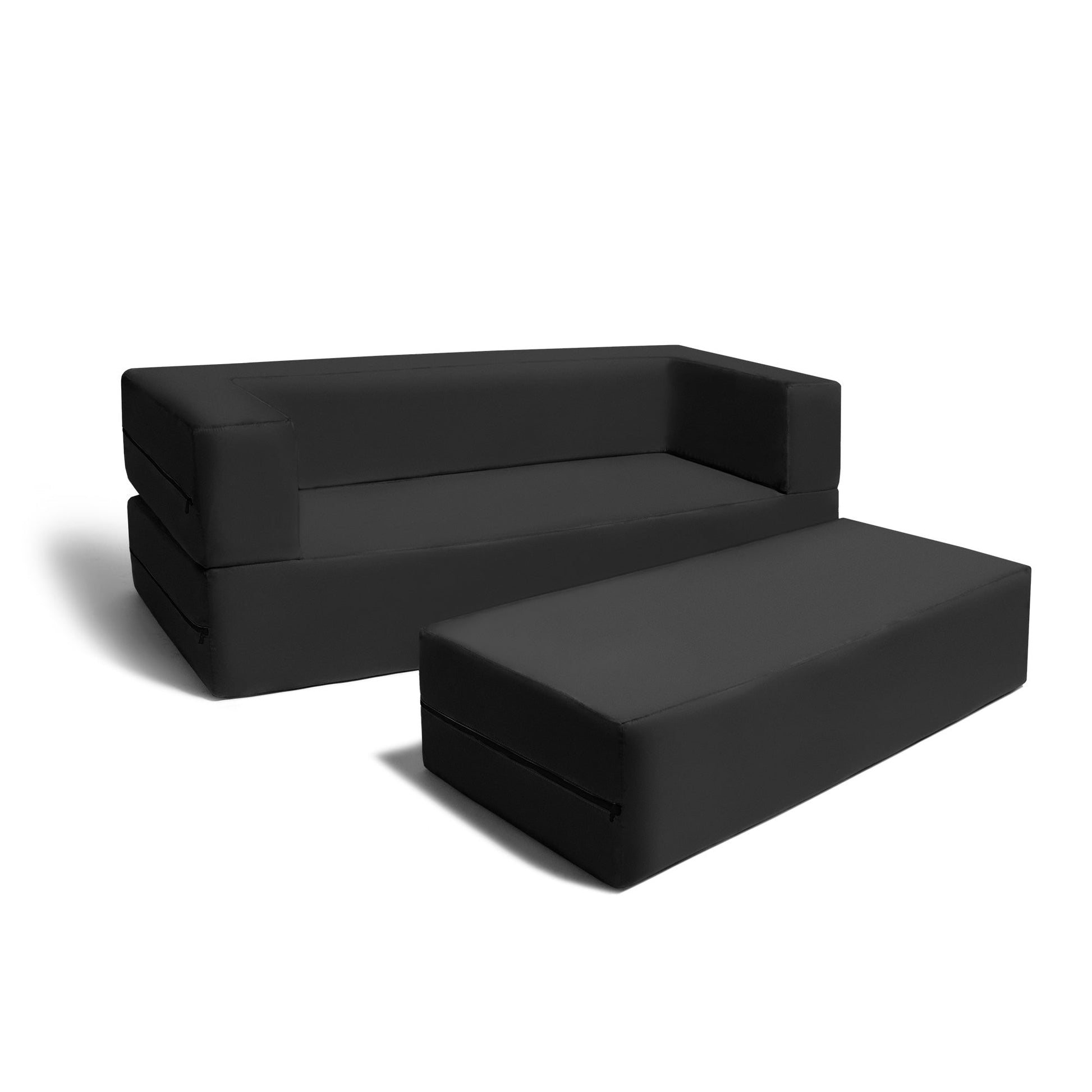 Jaxx Zipline Big Kids Modular Sofa & Ottoman (17454) - SchoolOutlet