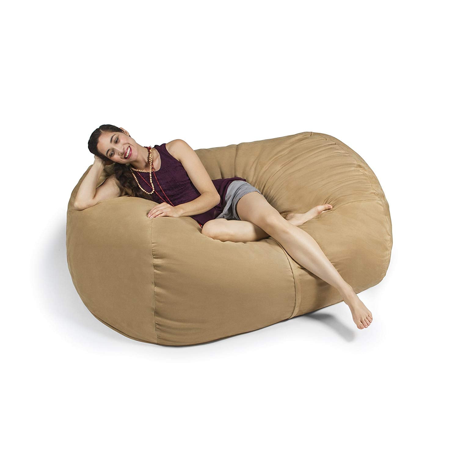 Jaxx 5.5 Foot Lounger Bean Bag Loveseat (10813) - SchoolOutlet