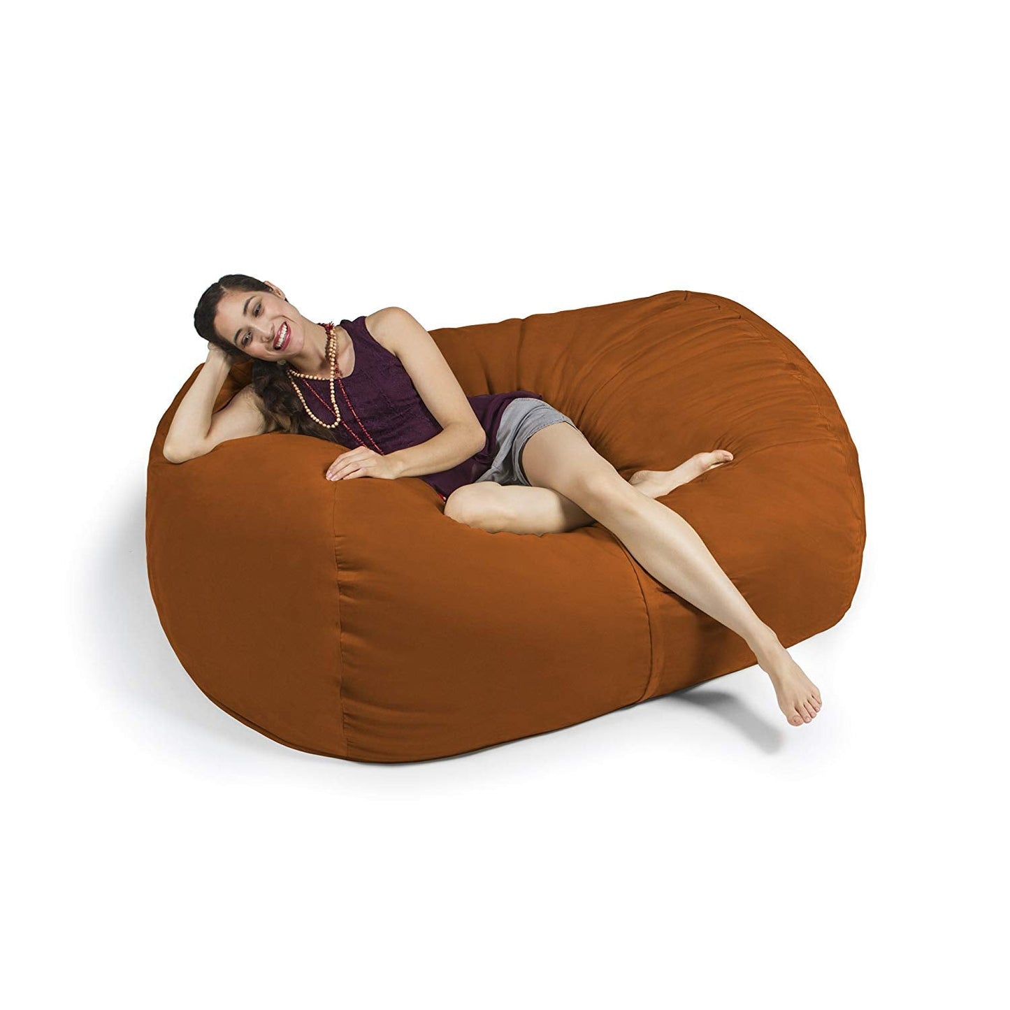 Jaxx 5.5 Foot Lounger Bean Bag Loveseat (10813) - SchoolOutlet