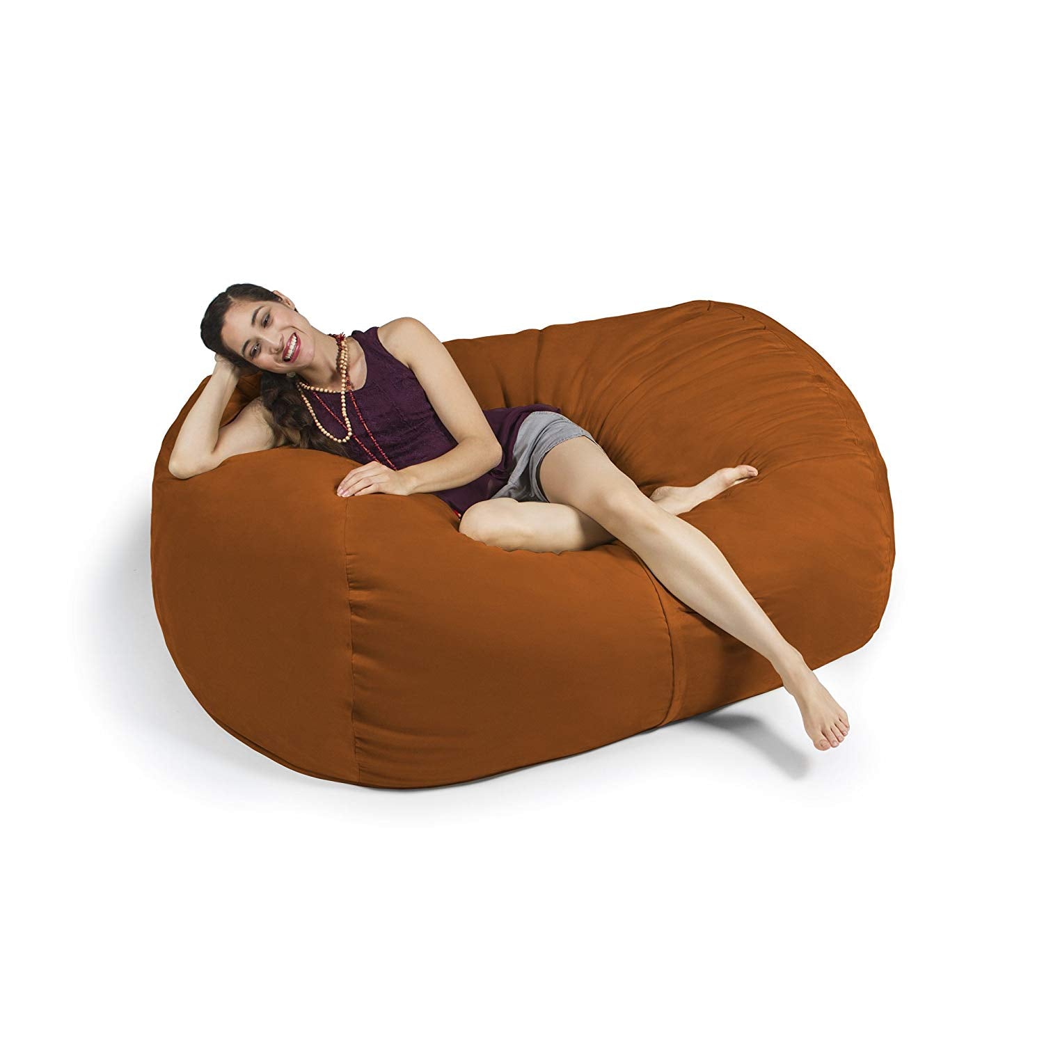 Jaxx 5.5 Foot Lounger Bean Bag Loveseat (10813) - SchoolOutlet