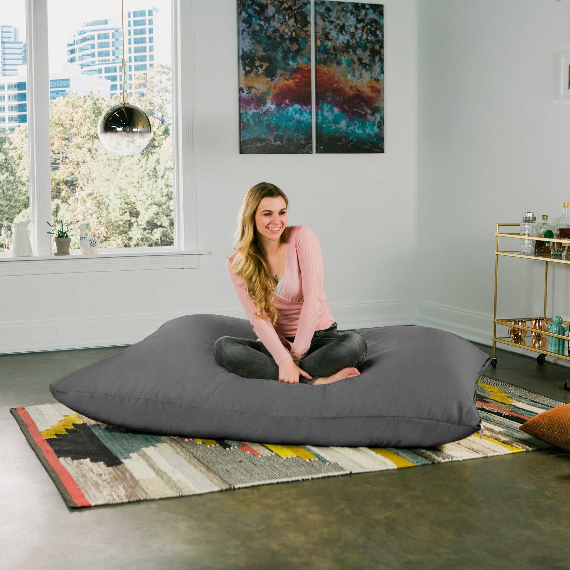 Jaxx 5.5 ft Pillow Saxx Bean Bag Pillow (10822) - SchoolOutlet