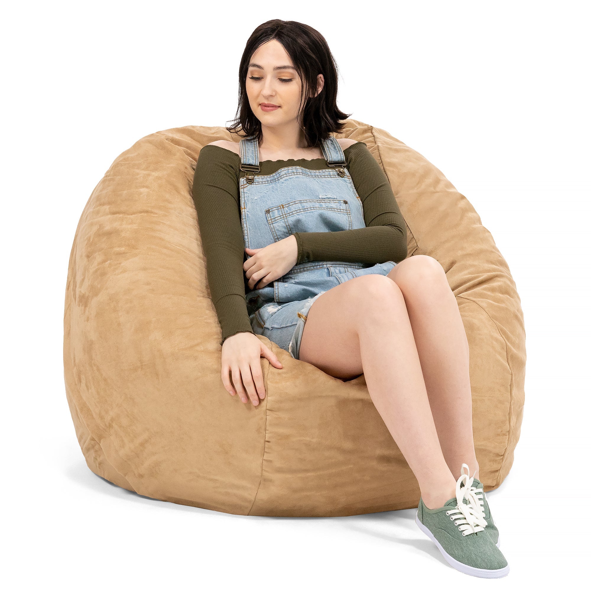 JAX-10841, 4 Foot Round Bean Bag w/ Removable Cover