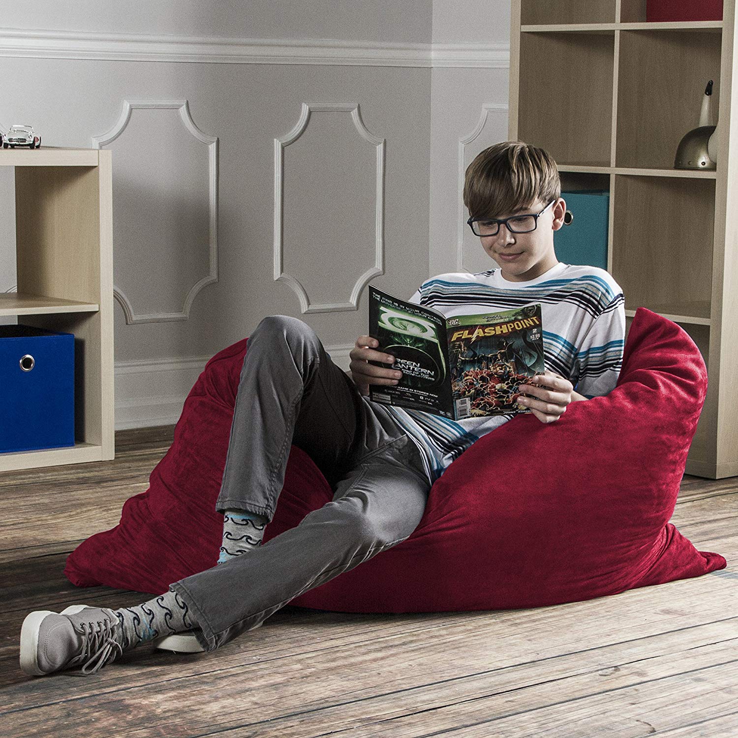 Jaxx 3.5 Ft Pillow Saxx Kids Bean Bag (15293) - SchoolOutlet