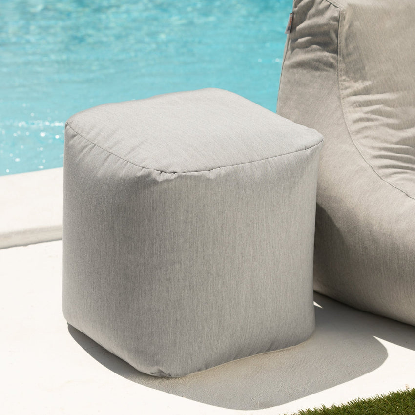 Jaxx Luckie Outdoor Patio Bean Bag Ottoman (16604) - SchoolOutlet
