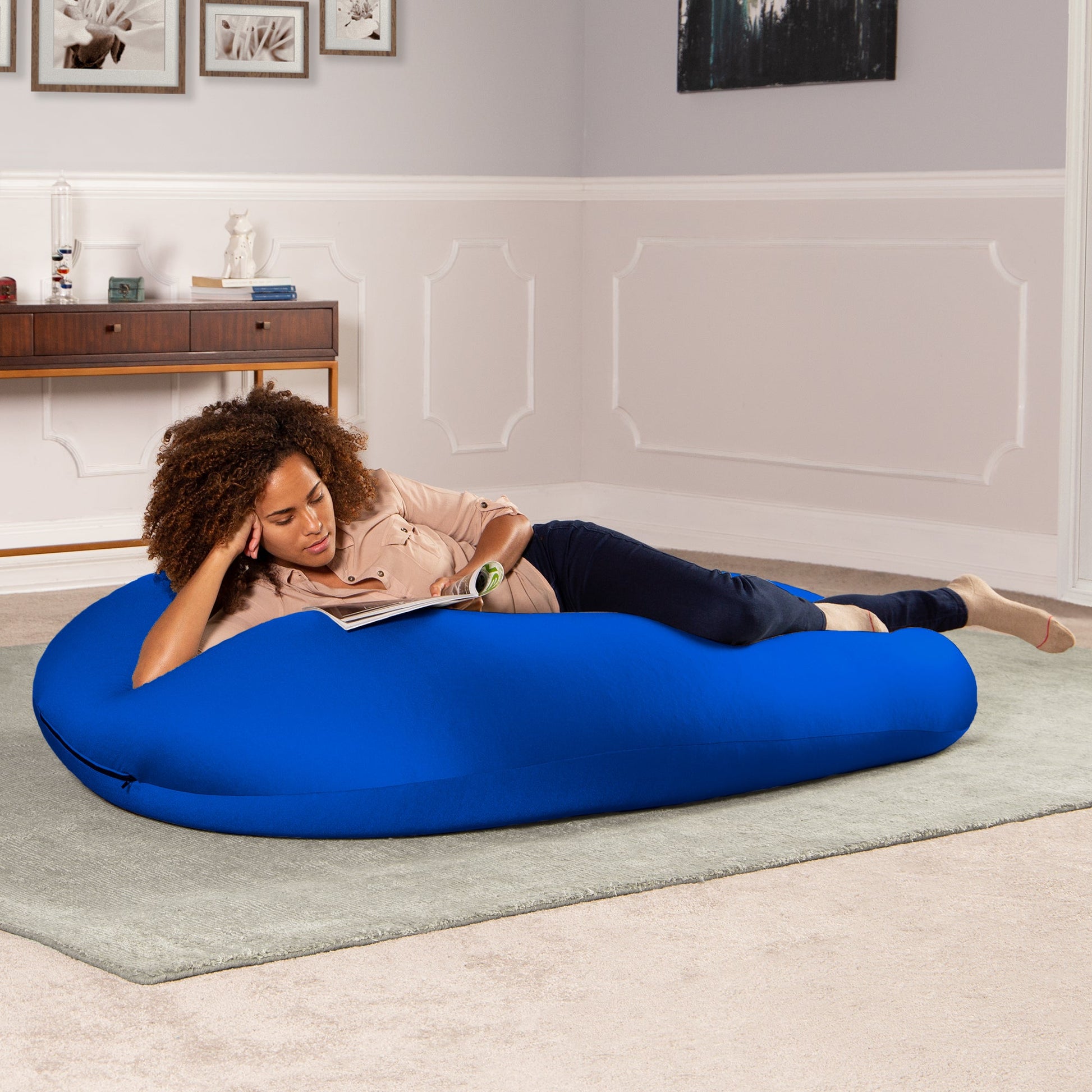 Jaxx Pezzi Jr Kids Classroom Bean Bag Chair (16744) - SchoolOutlet