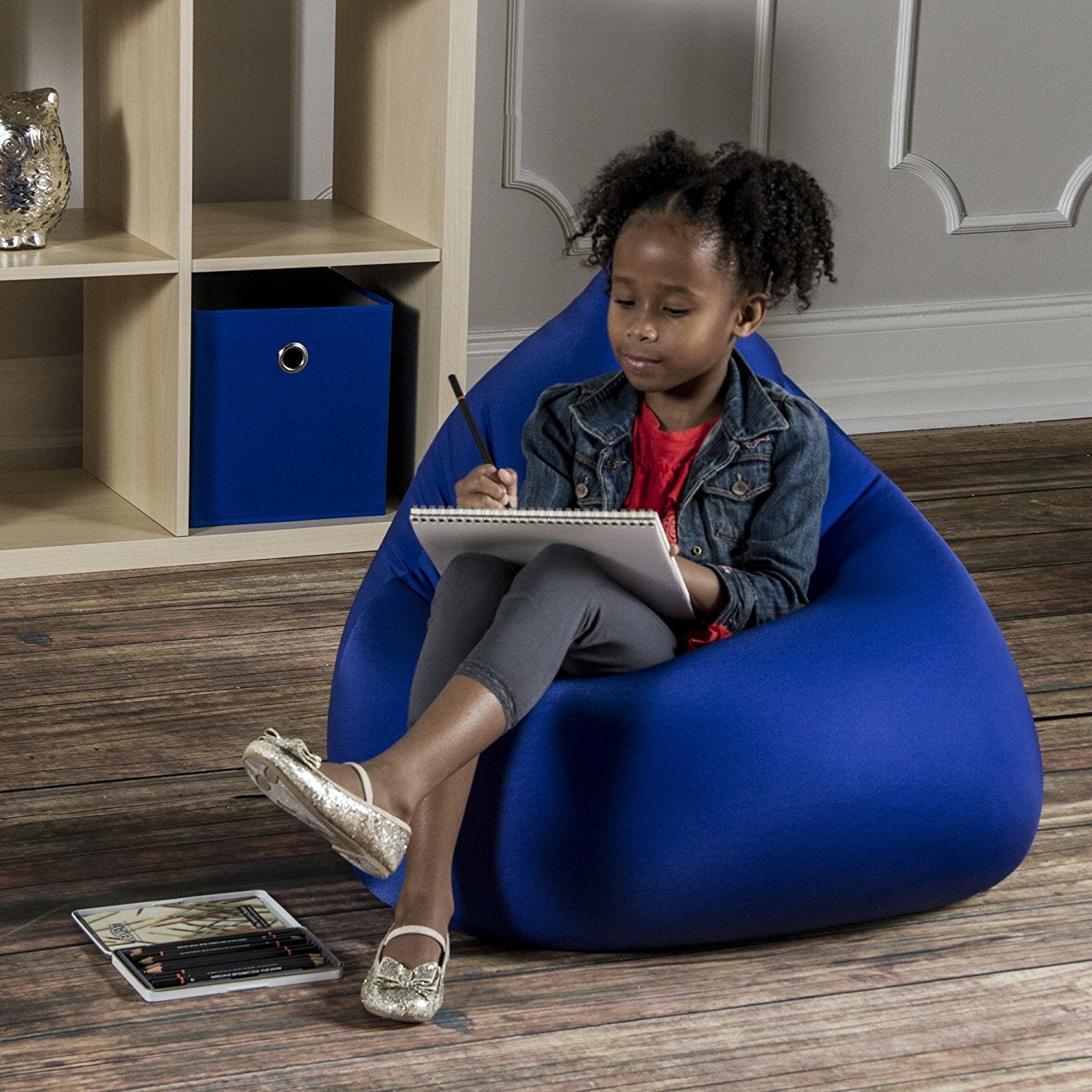 Jaxx Nimbus Spandex Bean Bag Chair Small (16757) - SchoolOutlet