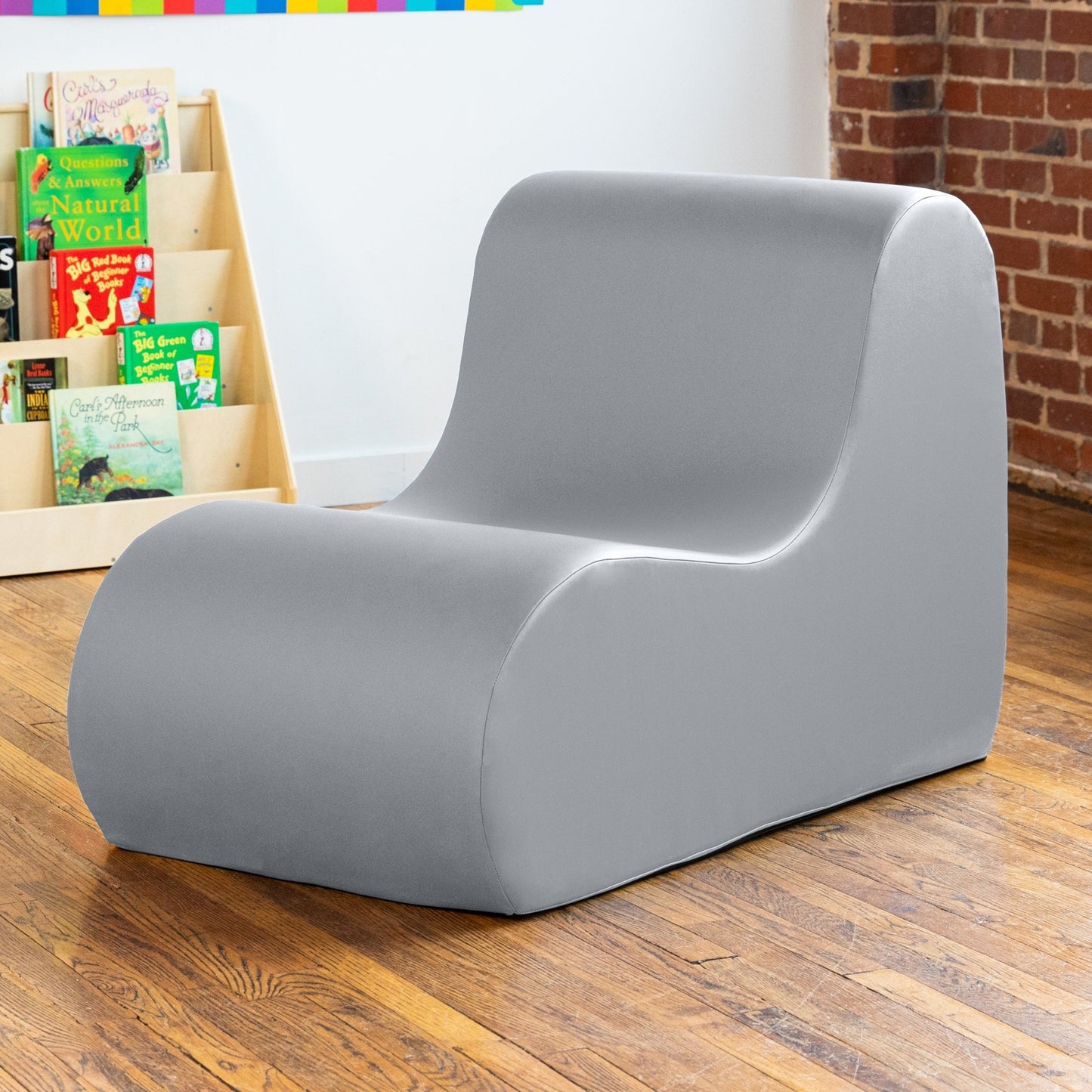 Jaxx Midtown Large Classroom Soft Foam Chair - Premium Vinyl Cover (17195) - SchoolOutlet