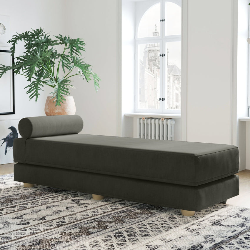 Jaxx Alon Daybed / Fold - Out Queen - Size Mattress (17668) - SchoolOutlet