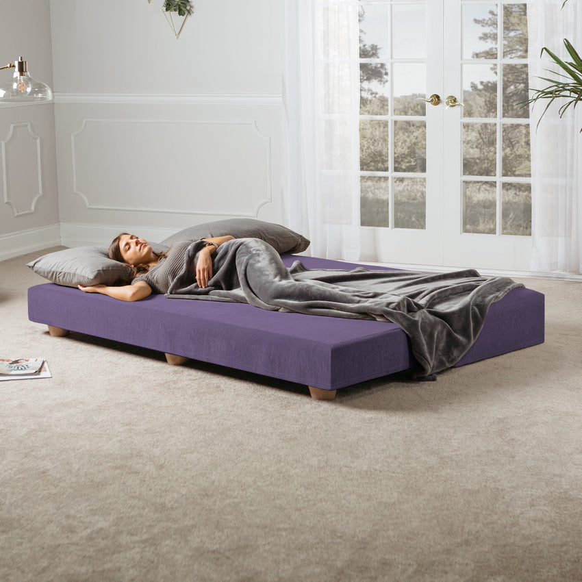 Jaxx Alon Daybed / Fold - Out Queen - Size Mattress - Premium Chenille (17700) - SchoolOutlet