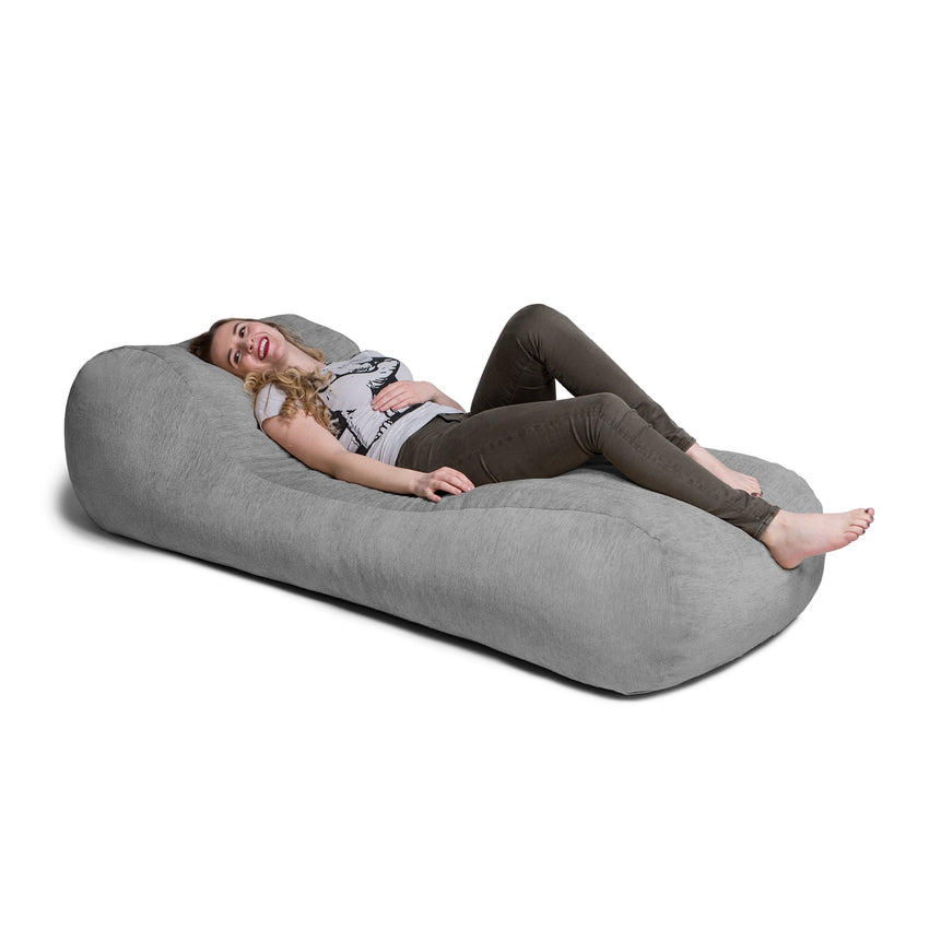 Jaxx Arlo Chaise Lounge Bean Bag Chair - Premium Chenille (17768) - SchoolOutlet