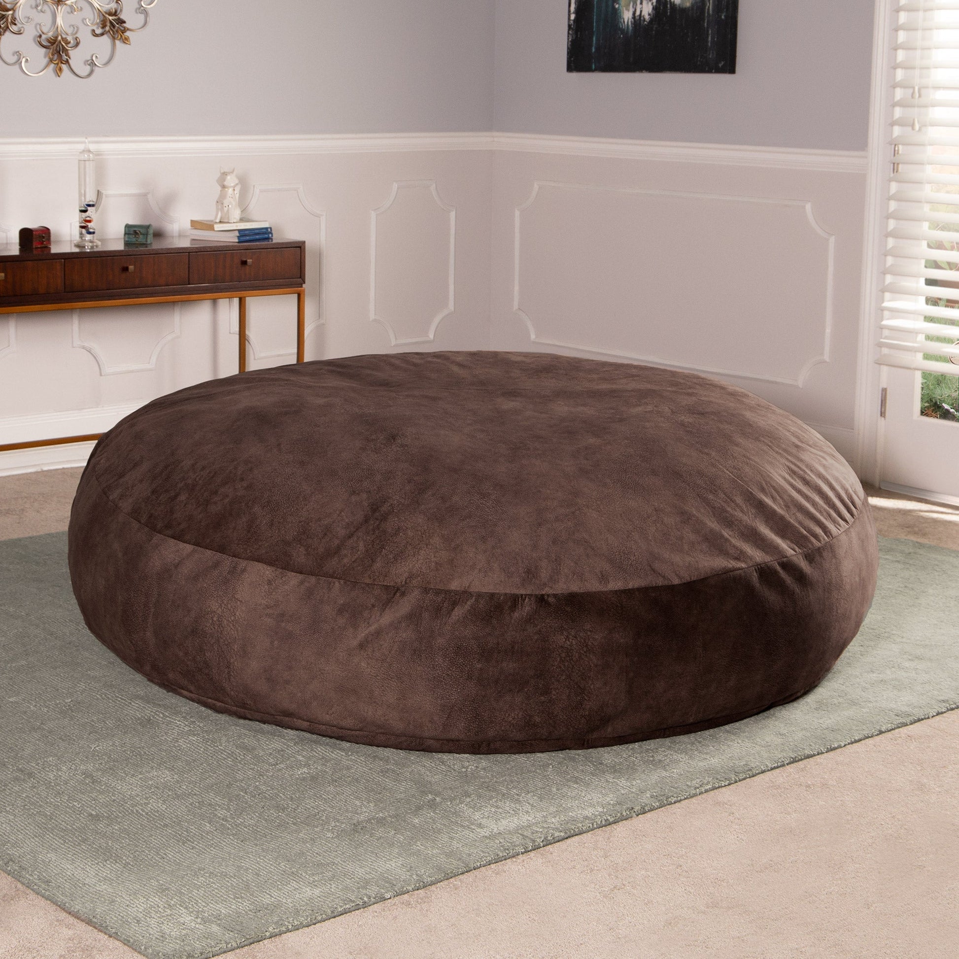 Jaxx 6 Foot Cocoon - Giant Bean Bag for Adults - Padded Microvelvet (17975) - SchoolOutlet