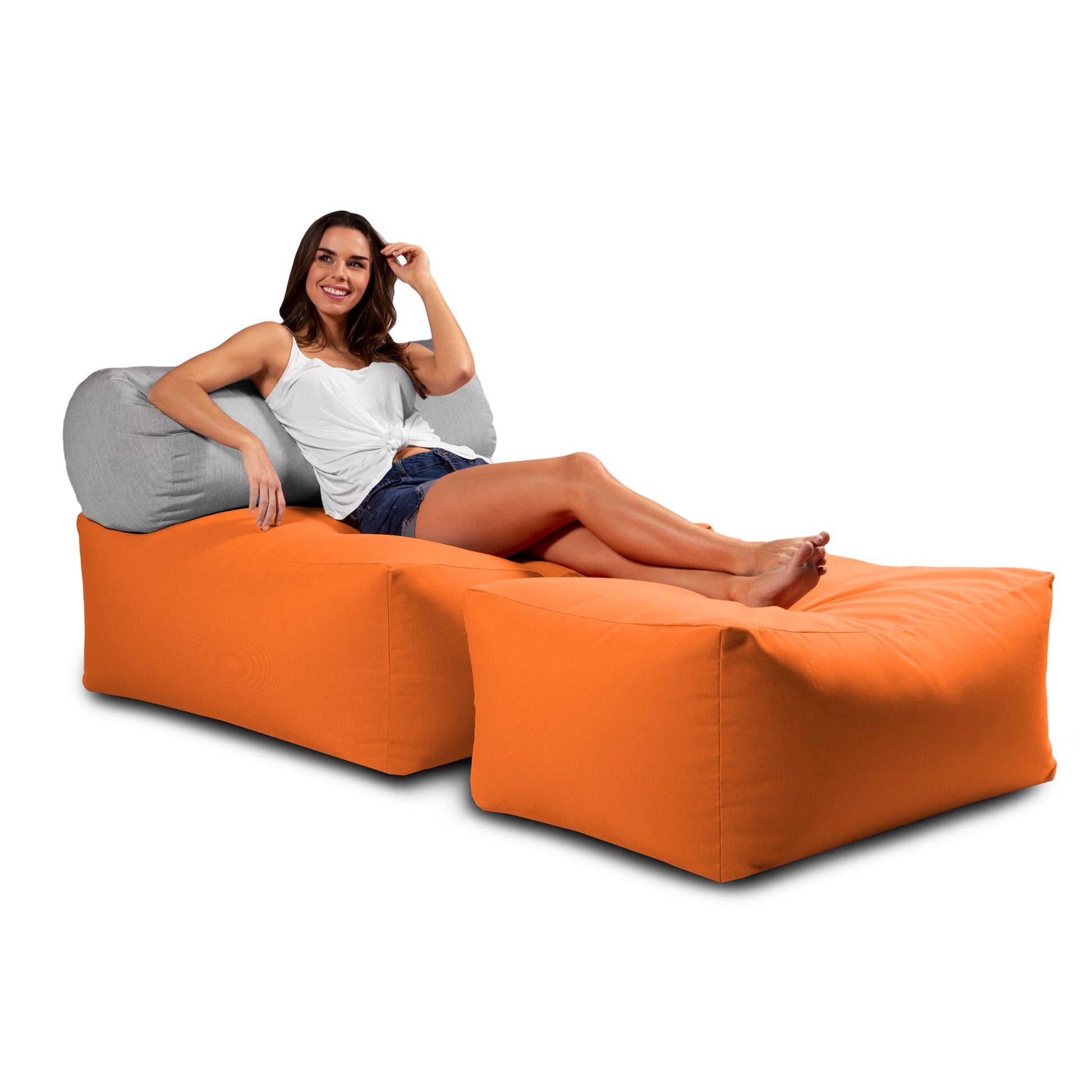 Jaxx Tybee Large Outdoor Ottoman - Ottoman Only (18359) - SchoolOutlet