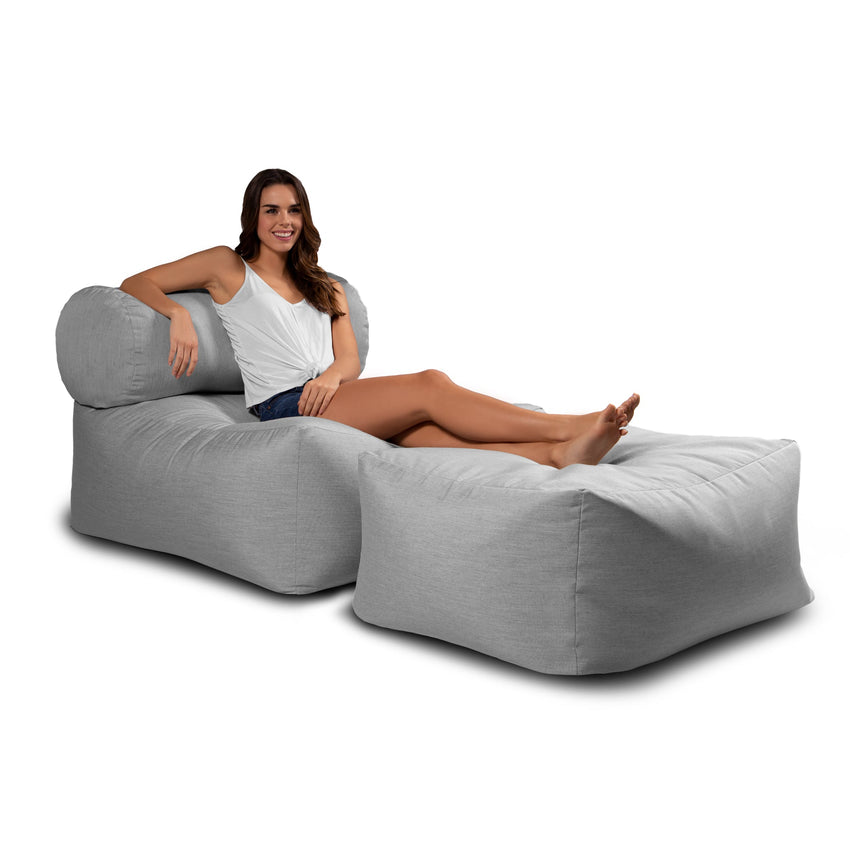 Jaxx Tybee Large Outdoor Ottoman - Ottoman Only (18359) - SchoolOutlet