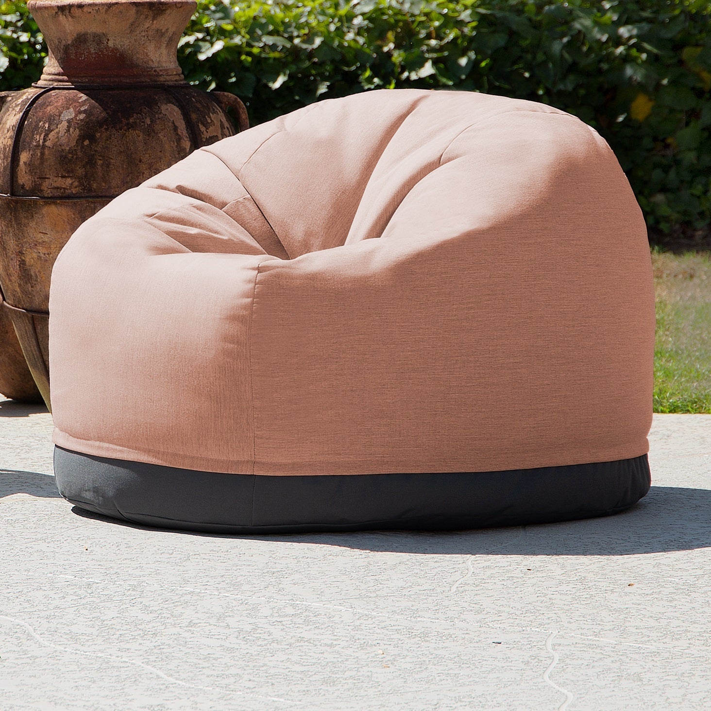 Jaxx Palmetto Large Round Outdoor Bean Bag Club Chair (18363) - SchoolOutlet