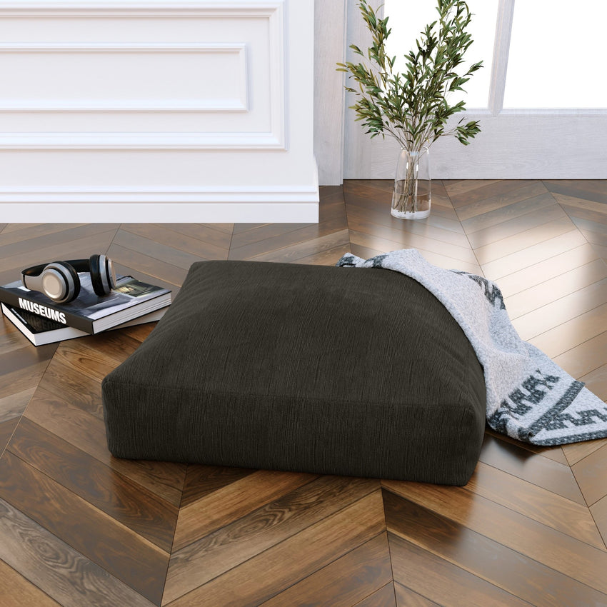 Jaxx Brio Large Décor Floor Pillow / Meditation Yoga Cushion, Plush Microvelvet (18680) - SchoolOutlet
