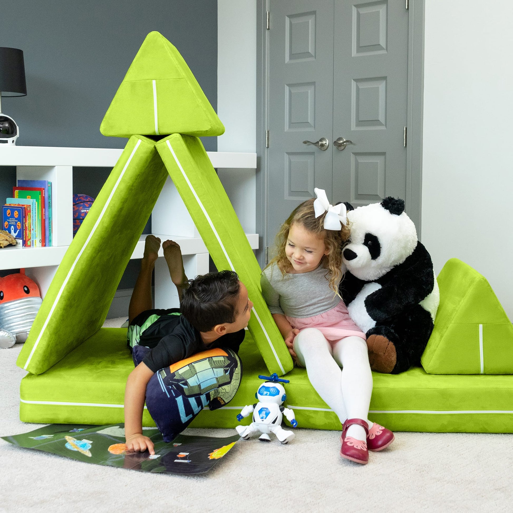 Jaxx Zipline Playscape - Imaginative Furniture Playset for Creative Kids (18906) - SchoolOutlet