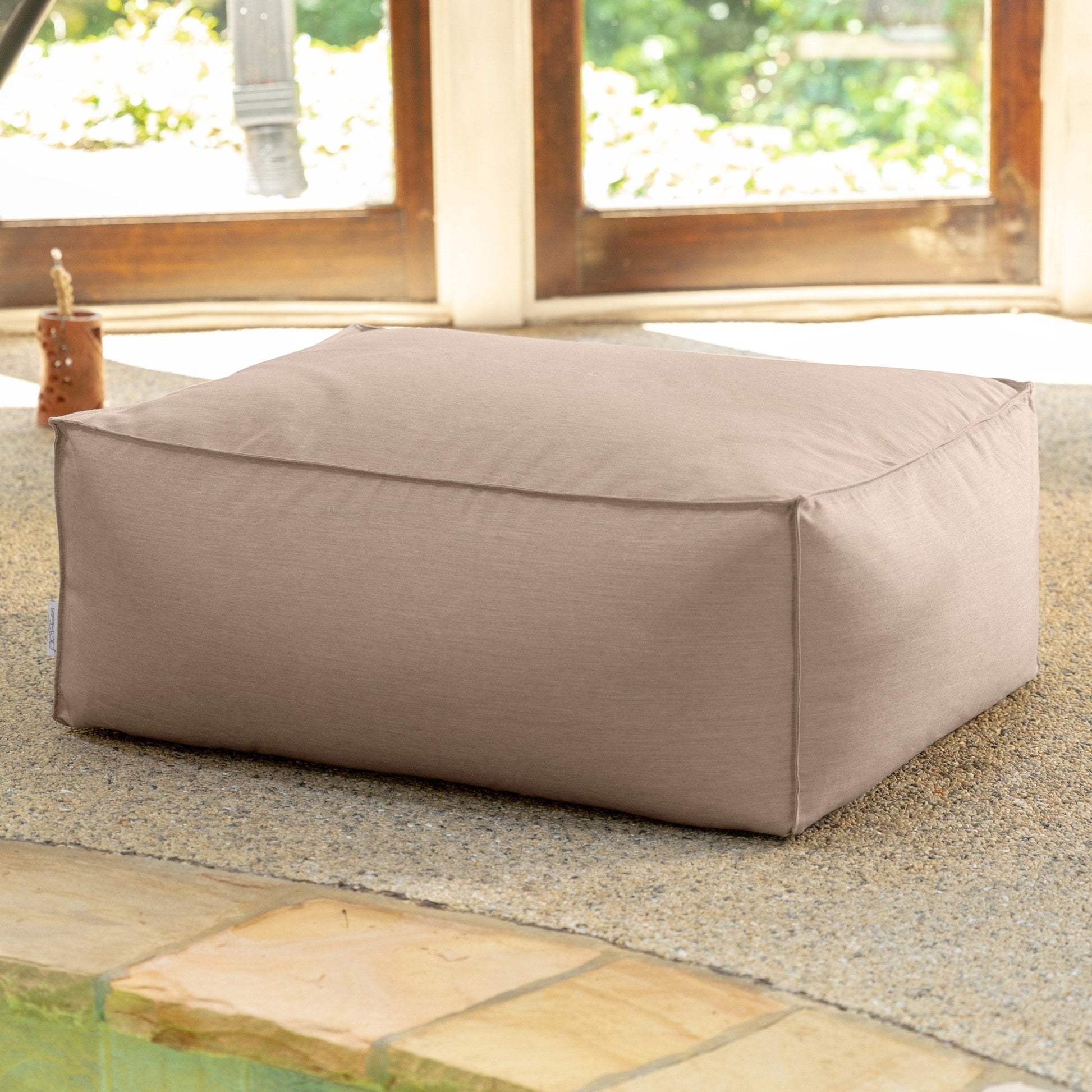 Jaxx Baya Outdoor Ottoman - Sunbrella (18927) - SchoolOutlet